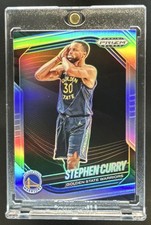 2024-25 Panini Prizm Black Stephen Curry Silver Prizm #7 Warriors (B)