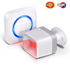 Wireless Motion Sensor Door Chime Motion Detector Alarm Indoor with 500 FT Range