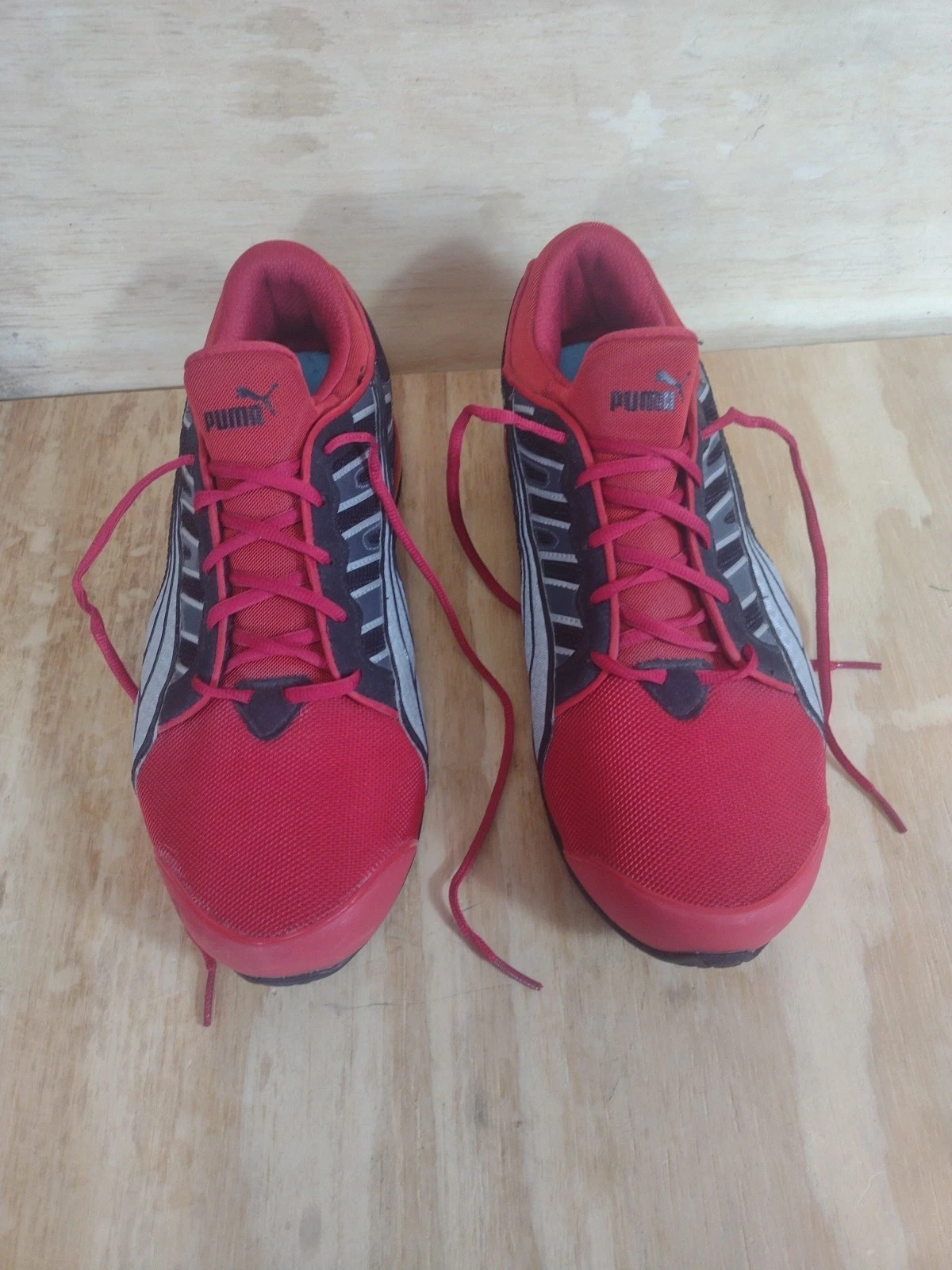 Scarpe da corsa PUMA uomo Voltaic 3M rosso nero stringate taglia US 11 5 NUOVE