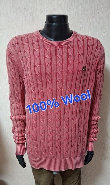 Men Jean Paul Gaultier Sweater Pink Wool 40 /L /
