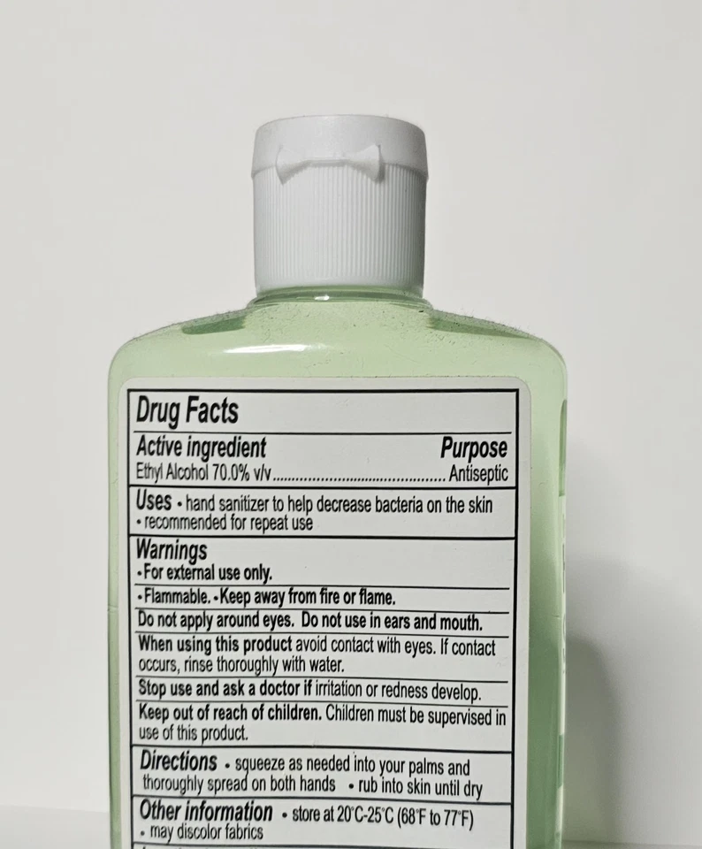 Desinfectante de manos instantáneo asegurado (8 fl oz) mata el 99% de los gérmenes Foto 4 de 4