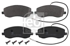 Front axle Febi Bilstein 16846 brake pad set, disc brake for Citroën, Fiat,
