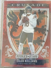 Panini 2025 Rookies & Stars Crusade Prizm Rookie Insert Caleb Williams #5 Bears