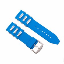 26MM SILICONE RUBBER DIVER BAND STRAP FOR INVICTA EXCURSION 18202 WATCH L/BLUE