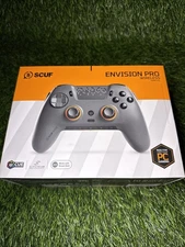 SCUF ENVISION PRO - Wireless Gaming Controller for PC - Steel Gray - New