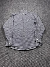 Ariat Shirt Mens Small Blue Geometric Print Button Down Long Sleeve Western