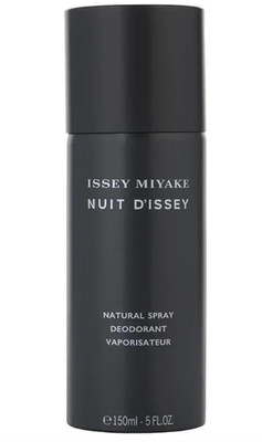 Issey Miyake Nuit D Issey Men Deodorant Spray 150ml (5oz) Natural Spray Authenti