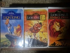 Lion King TRILOGY Disney CLAMSHELL _VHS