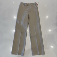 French Toast Boys Relaxed Fit Khaki Twill Uniform Pants Size 14 Adjustable Waist