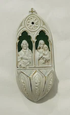 Vintage Holy Water Holder Container Religious 