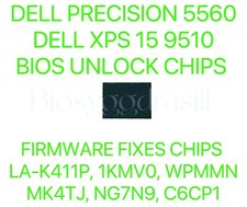 DELL PRECISION 5560, XPS 15 9510, NO PASSWORD BIOS CHIP LA-K411P WPMMN 1KMV0