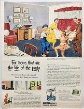 1952 Dutch Boy Paints MCM Original Print Ad Life Magazine 50's