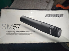 Shure Sm57 Microphone Boxed Unused With Neck Attatchment