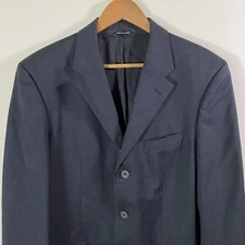 Hugo Boss Einstein Stretch Gray Wool 3 BTN Sport Coat Blazer Jacket Mens 40R EUC
