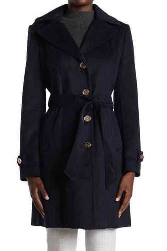MICHAEL Michael Kors Missy Belted Wool 