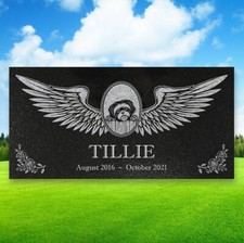 Personalized Shih Tzu Memorial - Granite Pet Memorial - 6x12 - Tillie