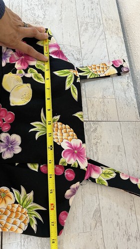Vintage Karin Stevens Tropical Dress Size 10 Psychedelic Bright Multicolor - Picture 10 of 13
