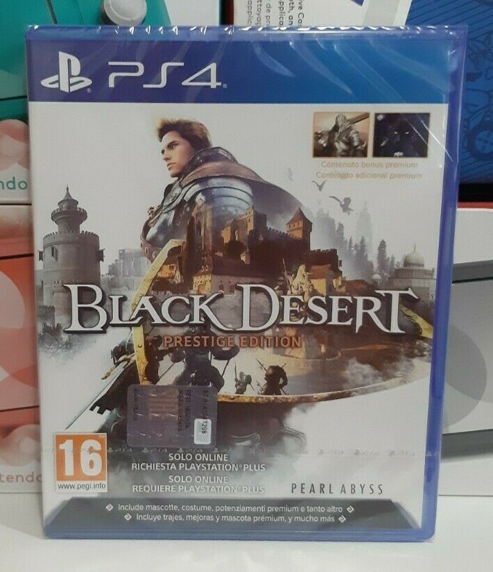 Black Desert - Prestige Edition PS4 NUOVO SIGILLATO