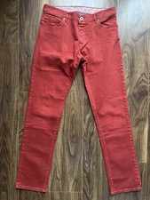 Hugo Boss Orange 24 Barcelona Reg / Straight W34 L34 “Raspberry” BNWOT  RRP £189