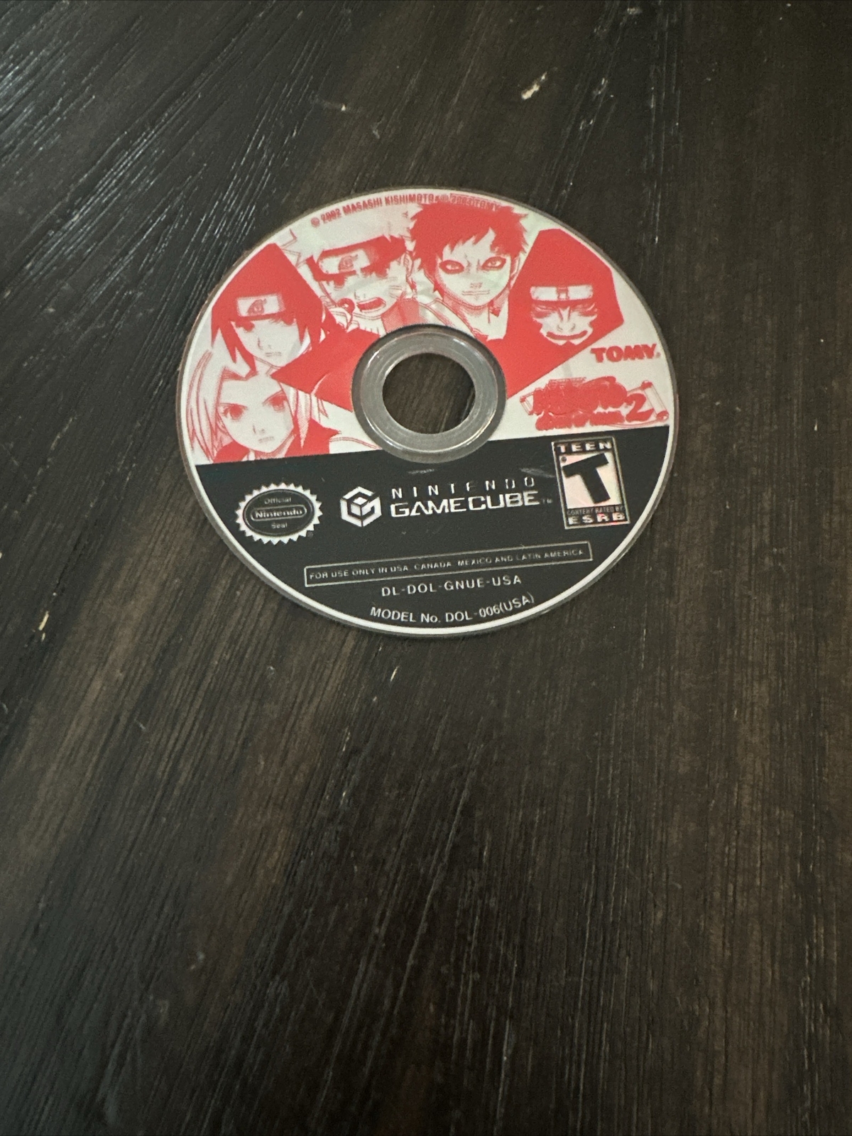 Red Gamecube Disc Nintendo GameCube GC Game Only Naruto Clash Of Ninja 2 | eBay
