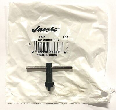 Jacobs Drill Chuck Key Type KO Pilot Size 1/8'' #3637