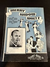 Merry Widow Waltz Paul Whiteman w/ Guitar & Ukulele Chords Big Band Sheet Music