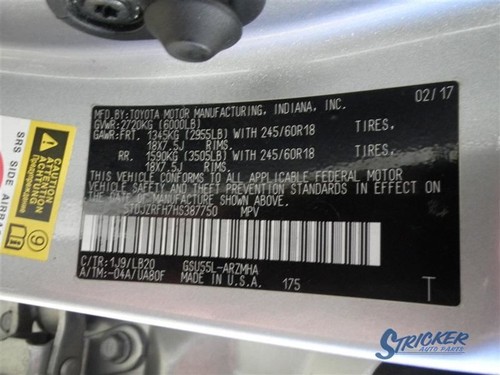 AC Compressor VIN Z 5th Digit Fits 14-19 HIGHLANDER 1554823 - Picture 10 of 12