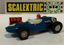 Slot Car SCX Scalextric Exin CF 1 Cooper 8 F1 Fixed Blue Guide