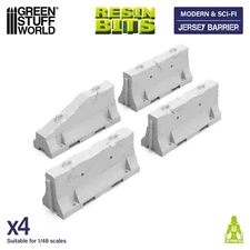 Concrete Jersey Barriers Modelling Military Wargames War Miniature Diorama