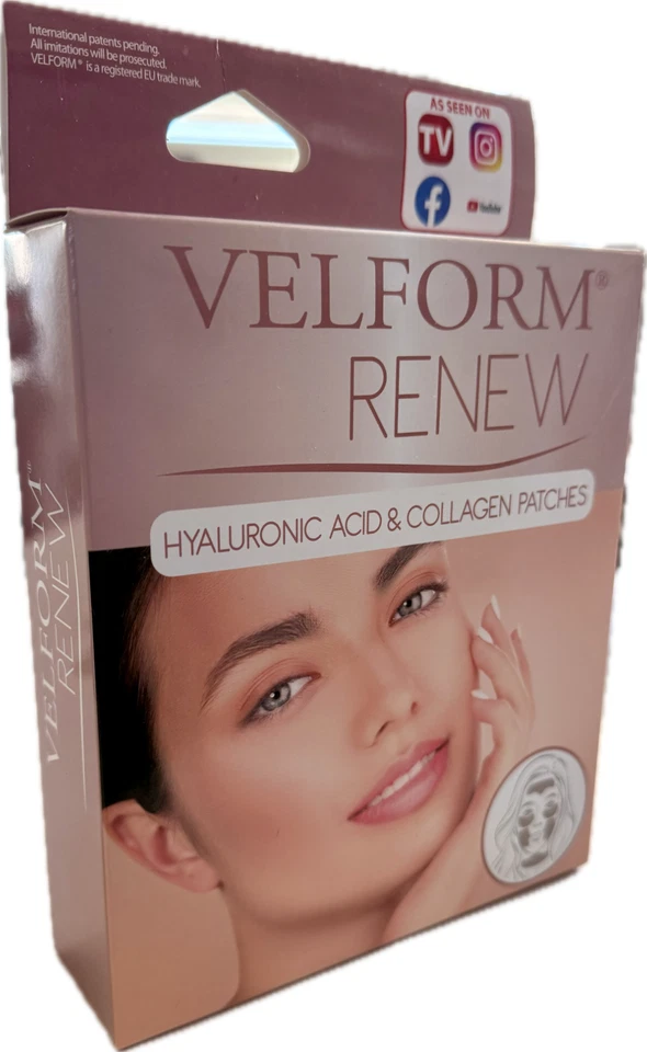 2 x Velform Renew Patches Anti-Falten Anti-Aging Booster 22-tlg. Doppelpack