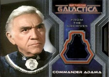 2004 Battlestar Galactica From The Archives Cmdr. Adama Material Card CC1