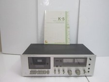 Vintage LUXMAN K-5A Stereo Cassette Deck with Manual Japan