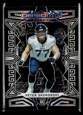 Peter Skoronski 2023 Panini Obsidian #195 RC Tennessee Titans