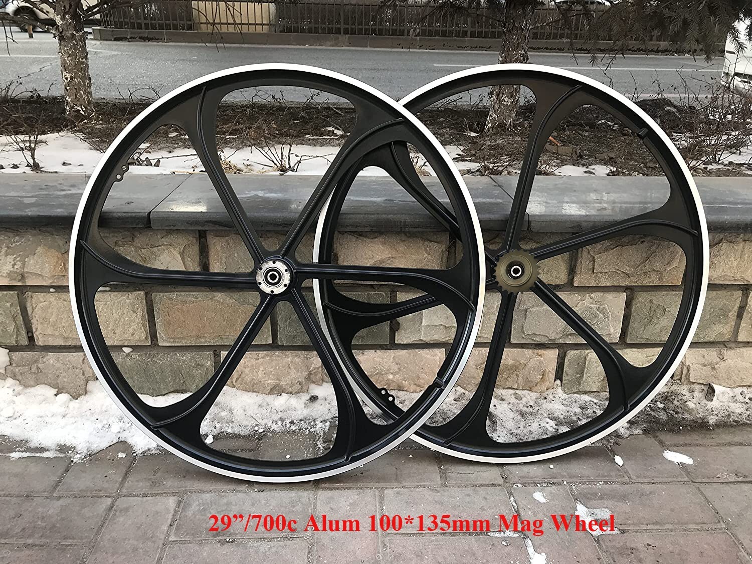 CDHPOWER 29"/700C Aluminum Mag Wheel/Bicycle Rim with Rotary Flywheel - Gas Bike