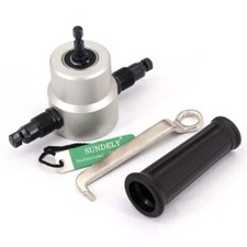 Double Head Sheet Metal Nibbler Saw Cutter Cutting Tool Power Drills Attachment