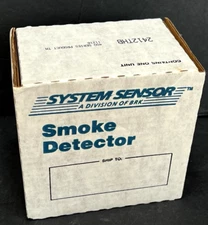 SYSTEM SENSOR 2412THB SMOKE DETECTOR FIRE ALARM