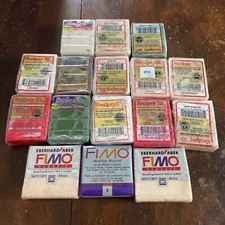 16 Sealed Sculpey III  FIMO Clay Assorted Colors 2oz Blocks Sculpting Compound