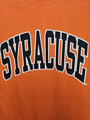 Syracuse University Real Men Wear Orange Large Double-sided Graphic Logo Tshirt