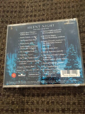 Silent Nights (CD, 2001, BMG/RCA) Used Christmas - Frans gruber