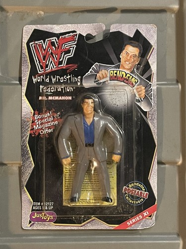 1999 Just Toys WWF Bend-Ems Mr. McMahon Series 11 ...