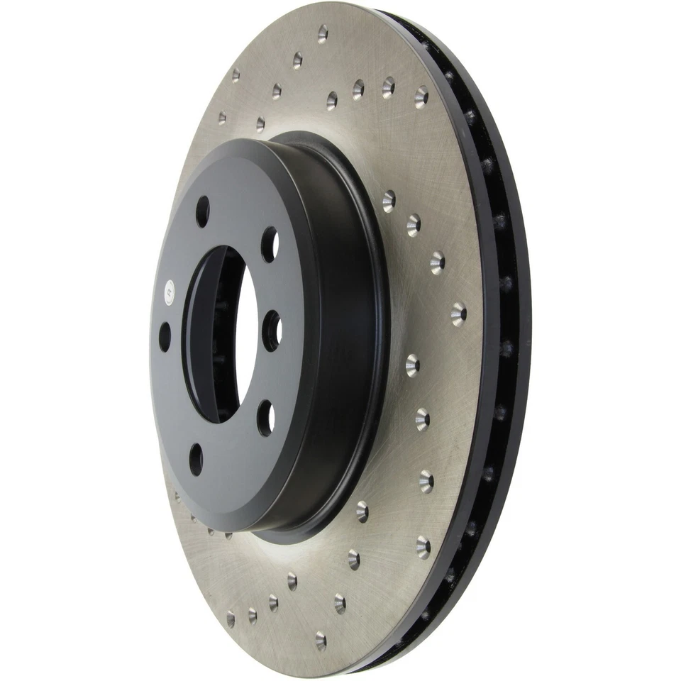 Par de rotores de freno de disco Stoptech delanteros para BMW 325Ci 2001-2006 (42696) Foto 4 de 4