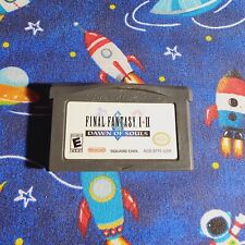 GBA Final Fantasy I & II: Dawn of Souls RPG Game Boy Advance Authentic Saves