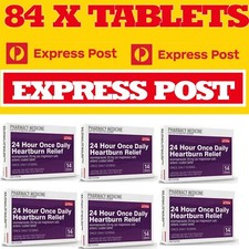 84 x Heartburn Relief 24Hr Once Daily - Pharmacy Action, Generic Nexium, SAVE