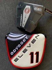 NEW Odyssey Eleven Slant Mallet Putter / Red Stroke Lab Shaft - 34" w/HC (O2)
