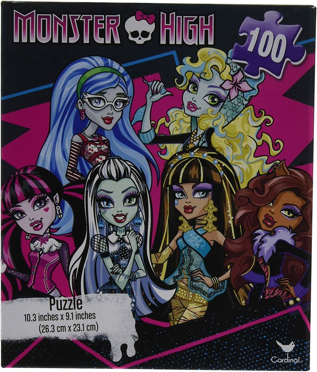 Monster High Freaky Fab Shaped 100 Piece Puzzle (Assorted, Designs