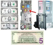 Mars MEI AE VN 2400 2500 Validator Bill Acceptor Update Chip 2008 $5 -