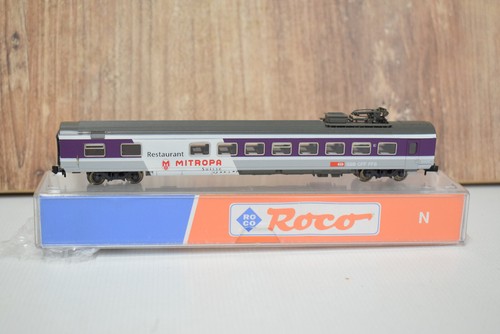 Roco 24339 EW IV SBB grau/violett Speisewagen "Mitropa" Spur N mit OVP | Zustand: Gebraucht