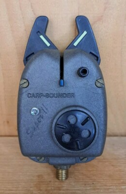 Carp Sounder Super II, Super 2 Bite Alarm BLUE DIODE (WITH BLACK EARS) 