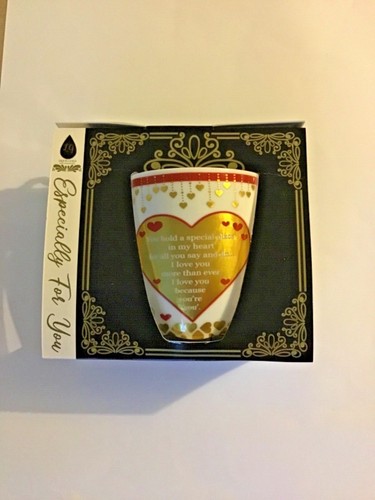 New boxed I Love You present gift fine china mug coffee cup Free P+P - Picture 2 of 3