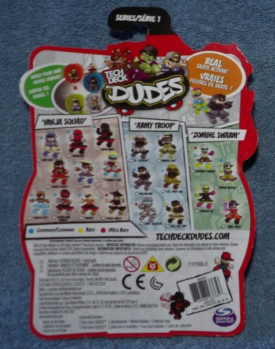TECH DECK DUDES 2 PACK SERIES 1 CURB GRIND & SECRET DUDE MINI FIGURE SET - Picture 2 of 7